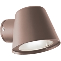 Ideal Lux - Aplique de parede exterior GAS 1xGU10/28W/230V IP43 castanho